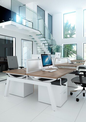 Elite Linnea Elevate Fixed Height Rectangular Desk 1800 x 800mm