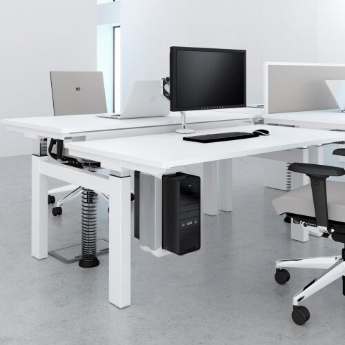 Elite Progress Fixed Height Rectangular Desk Veneer Finish 1400 x 800mm