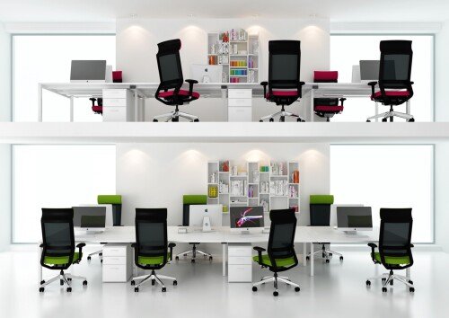 Elite Matrix Rectangular Desk with Shared Leg 1600 x 800mm