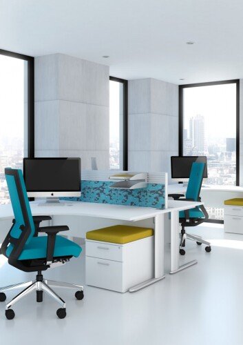 Elite Optima Plus Radius Executive Desk