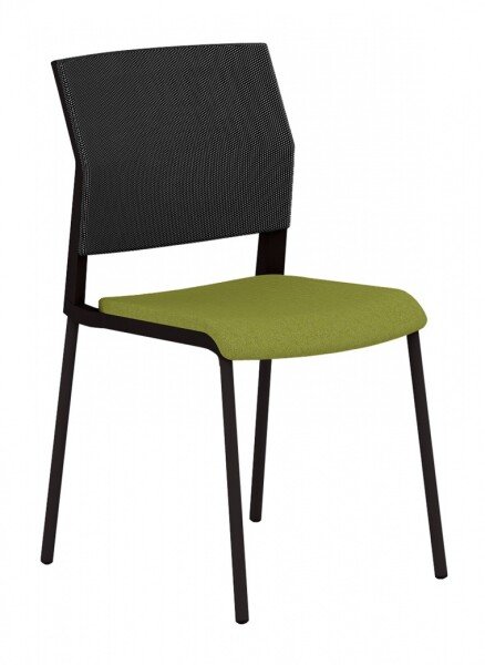 Elite i-sit Mesh 4 Legged Meeting Chair With Silver Frame