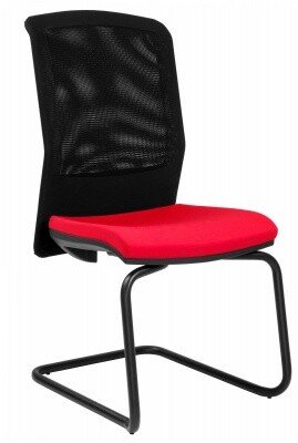 Elite Merge Mesh Cantilever Meeting Chair Without Arms