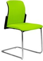 Elite Leola Fully Upholstered Cantilever Chair Without Arms