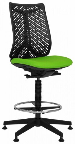 Elite Airflex Draughtsman Chair with Flexible Contoured Back - No Arms