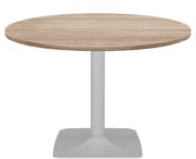 Elite Circular Pyramid Base Meeting Table - 1000 x 725mm