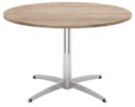 Elite Cascara Circular Meeting Table MFC Finish - 800 x 725mm
