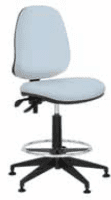 Elite Team Plus Upholstered Draughtsman Chair - No Arms