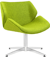 Elite Cascara Medium Back Fully Upholstered Swivel Chair