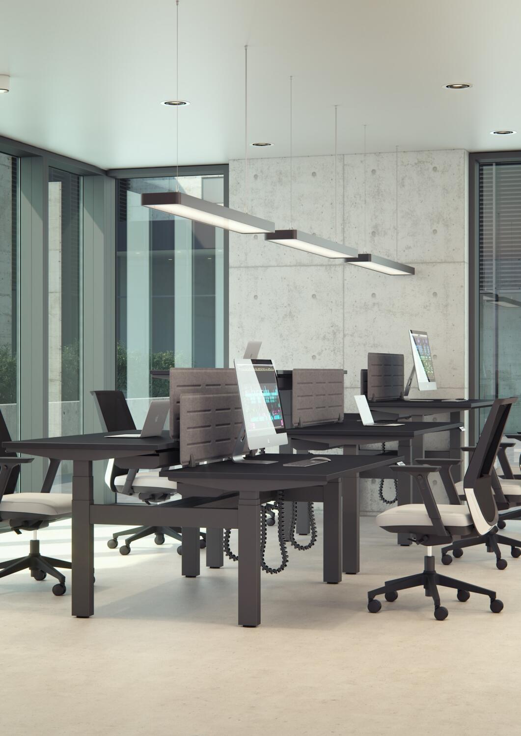 Progress Plus Reviews Elite Progress Plus Electric Height Adjustable Desk 120 Degree 2720mm x ...
