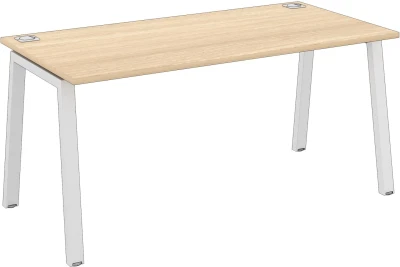 Elite Linnea Rectangular Desk with Straight Legs - 600mm Depth