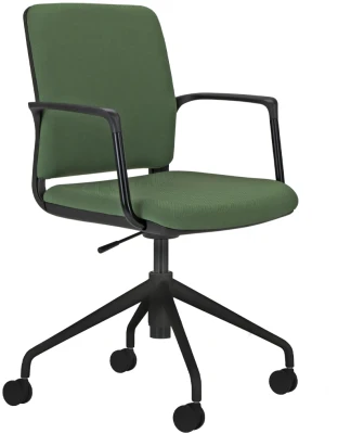 Elite Infinity Swivel Chair with Upholstered Seat & Back
