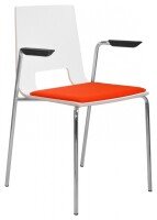Elite Multiply Breakout Chair Open Back with Arms & Upholstered Seat