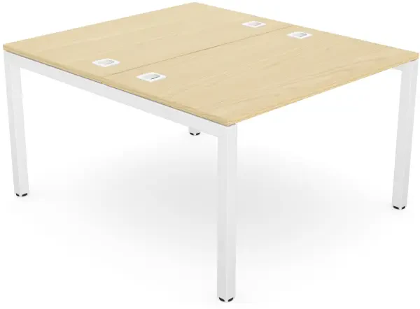 Elite Matrix+ Double Bench - (W) 1200mm x (D) 1400mm x (H) 740mm - Ash