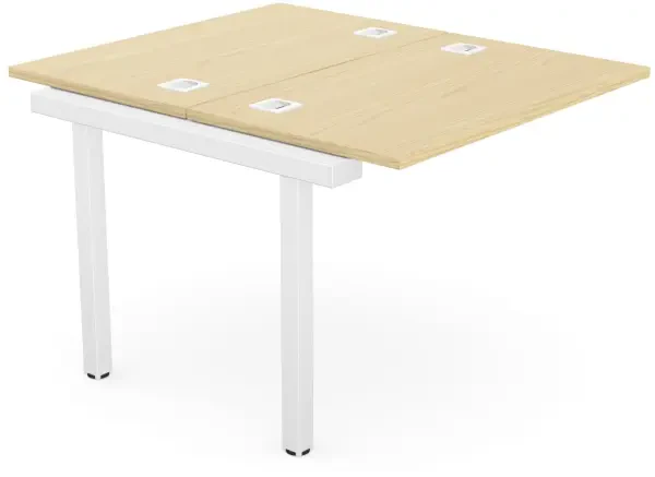 Elite Matrix+ Double Bench - Shared Inset Leg - (W) 1000mm x (D) 1200mm x (H) 740mm - Ash