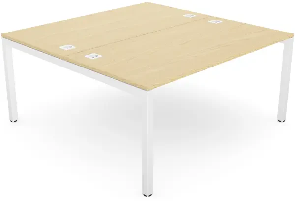 Elite Matrix+ Double Bench - (W) 1600mm x (D) 1600mm x (H) 740mm - Ash