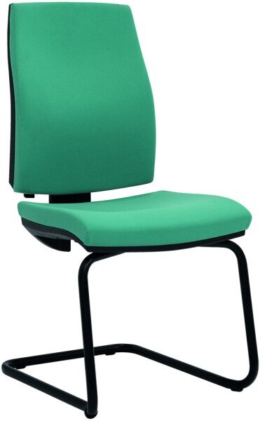 Elite Match Upholstered Cantilever Meeting Chair With Chrome Frame