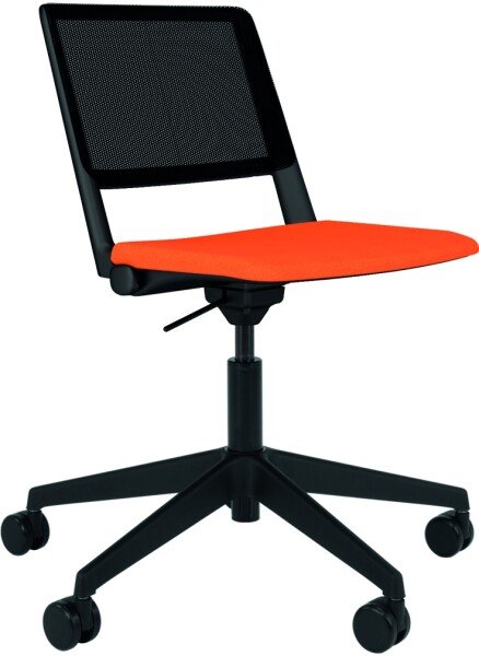 Elite Salto Mesh Back Swivel Base Chair with Upholstered Seat