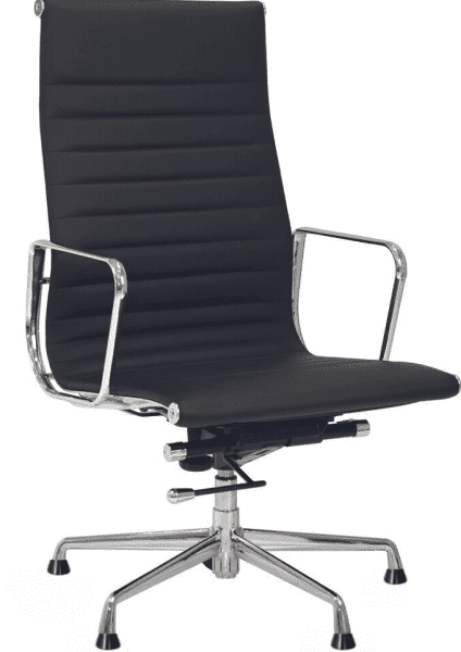 Elite Enna Executive High Back Bonded Leather Chair with Glides