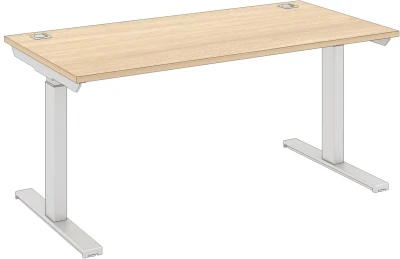 Elite Progress Rectangular Desk with I-Frame Legs
