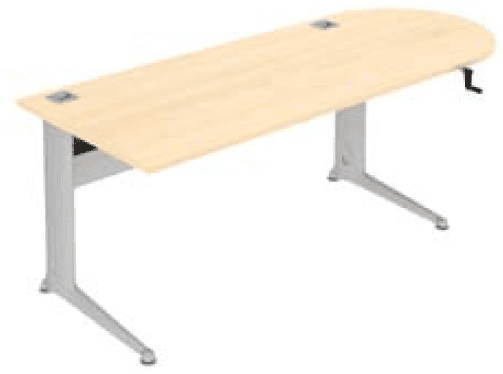 Elite Kassini D Ended Desk 2200mm - Height Adjustable