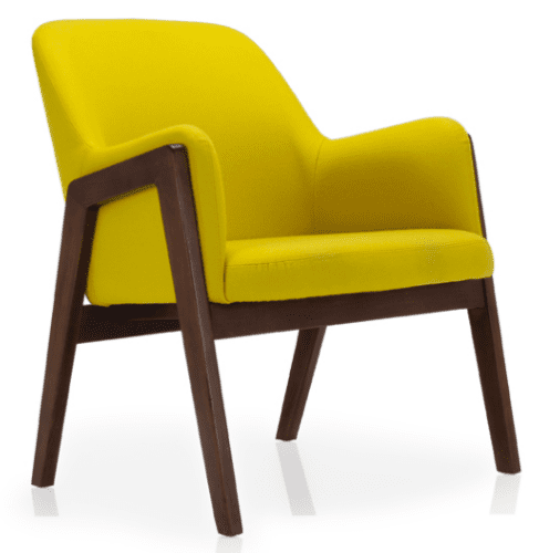 Elite Lusso Lounge Chair with Wooden Frame