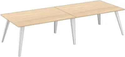 Elite Reflex Rectangular Meeting Table 3200 x 1000 x 740mm