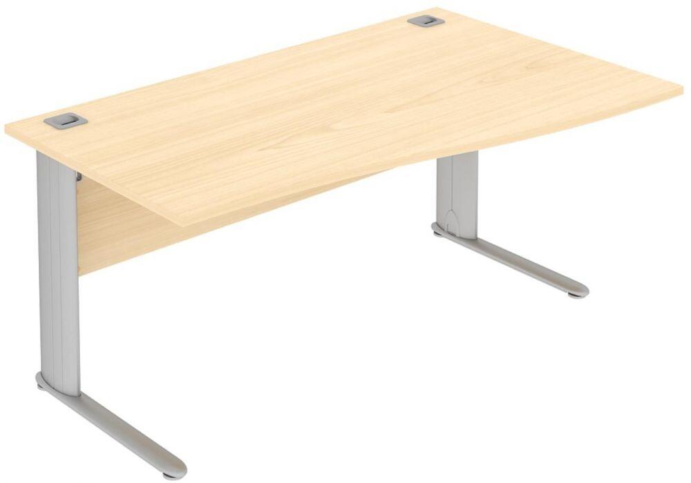 Elite Optima Plus Single Wave Desk 1200 x 600800mm Elite Office