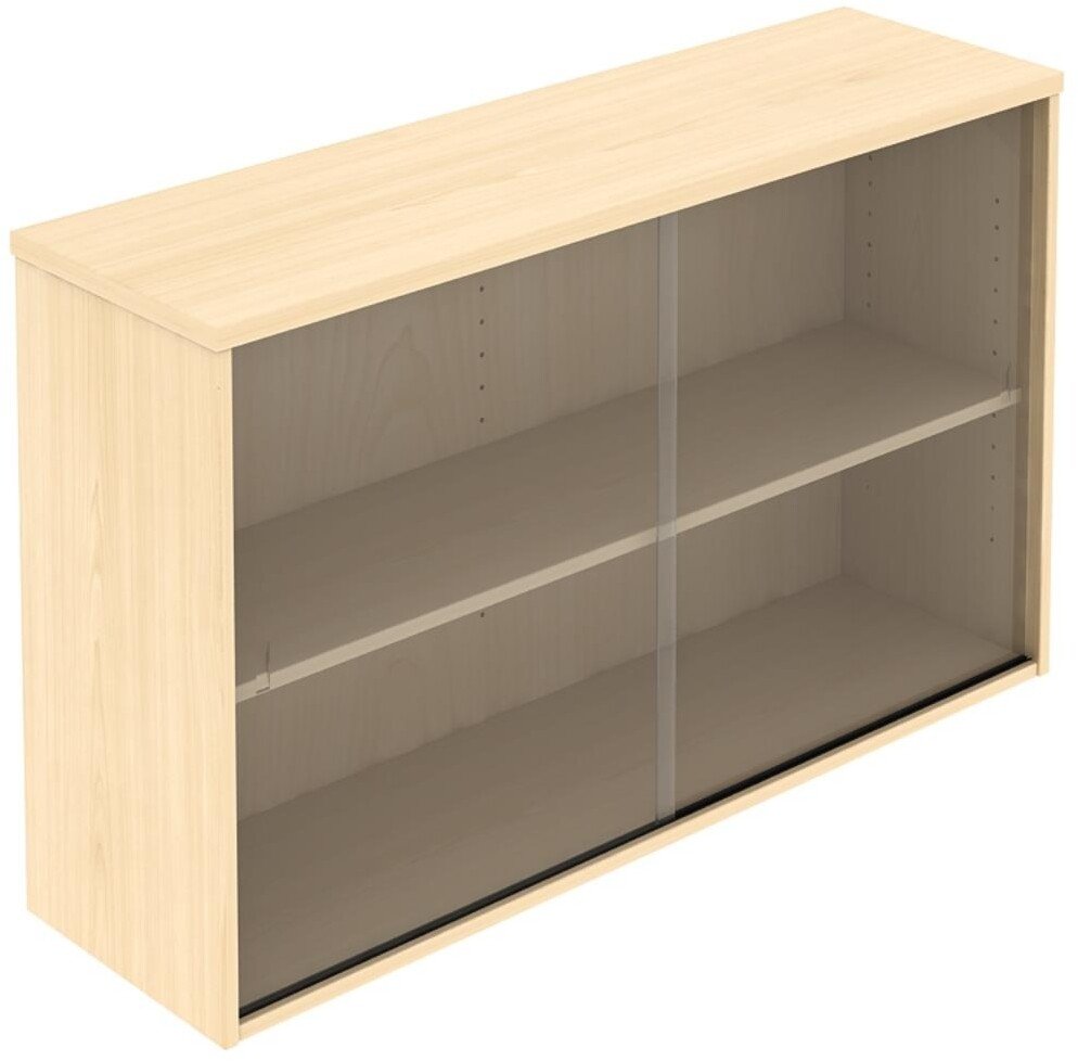 Elite Glass Fronted Top Storage Unit, Bookcase With Sliding Glass Doors Uk