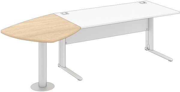 Elite Bow Extension Meeting Table