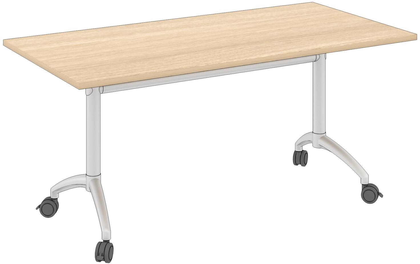 Elite Fliptop Rectangular Table - 1600 x 800 x 725mm - Autumn Cherry