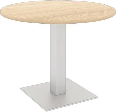 Elite Circular Meeting Table Square Base - 800mm