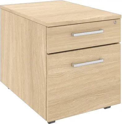 Elite 2 Drawer Low Pedestal - 418 x 600mm