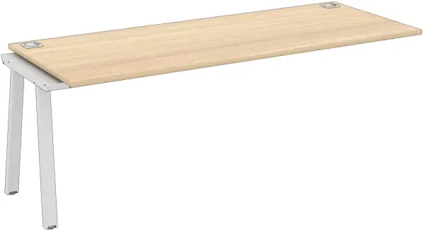 Elite Linnea Rectangular Desk with Shared Inset Leg 1400 x 800mm